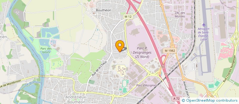 localisation de l'entreprise MONSIEUR AYSE UNLU  ANDREZIEUX-BOUTHEON