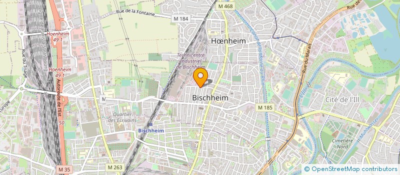 localisation de l'entreprise MONSIEUR AYTAC BALTALI  BISCHHEIM