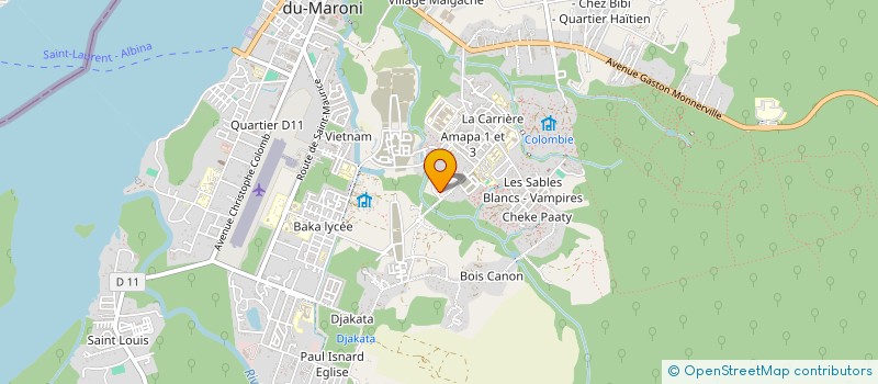 localisation de l'entreprise MONSIEUR AYTAN LAGRANDCOURT à SAINT-LAURENT-DU-MARONI