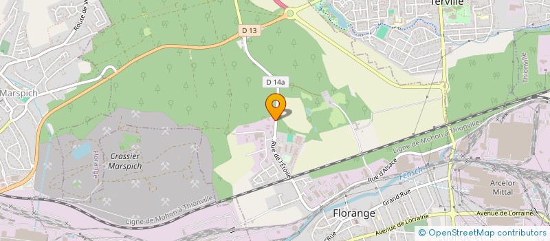 localisation de l'entreprise MONSIEUR AYTEKIN CAN  FLORANGE