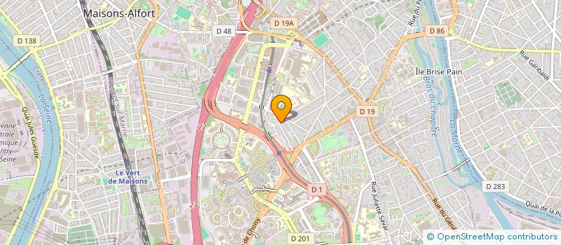 localisation de l'entreprise MONSIEUR AYTHAMI KARMAN ROCH  CRETEIL