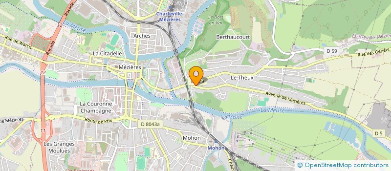 localisation de l'entreprise MONSIEUR AYTILEH ABDOURAHMAN  CHARLEVILLE-MEZIERES