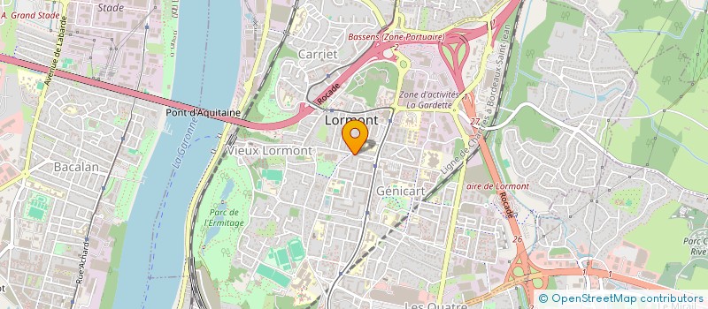 localisation de l'entreprise MONSIEUR AYTURK YELBAS à LORMONT
