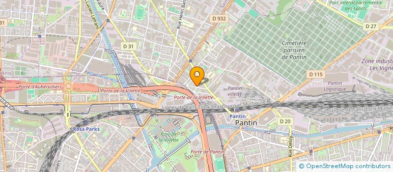 localisation de l'entreprise MONSIEUR AYUB ALI  PANTIN