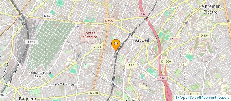 localisation de l'entreprise MONSIEUR AYUB CHOUKRI LAHRACH  ARCUEIL