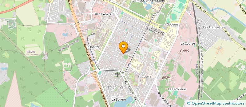 localisation de l'entreprise MONSIEUR AYUB JAMAI ABOURACHID à ORLEANS