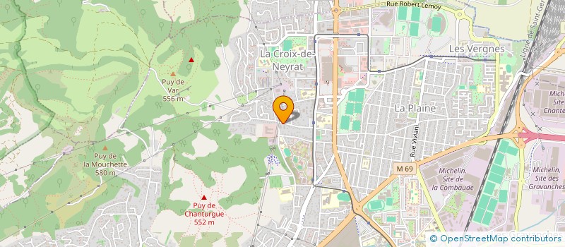 localisation de l'entreprise MONSIEUR AYUB KHAN SAHAK  CLERMONT-FERRAND