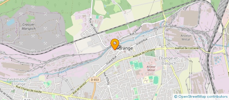 localisation de l'entreprise MONSIEUR AYVAZ GULBAS  FLORANGE