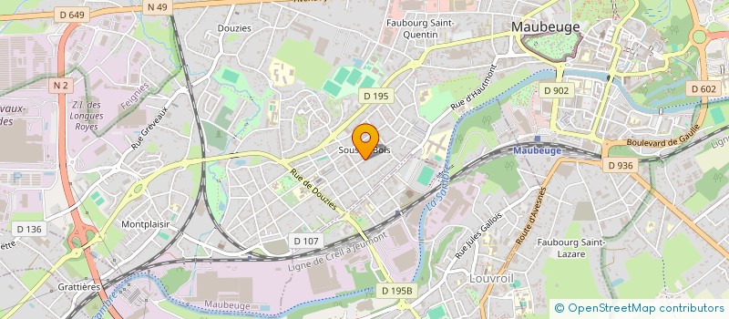 localisation de l'entreprise MONSIEUR AYYOUB ADNET  MAUBEUGE