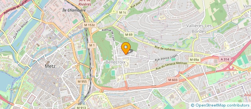 localisation de l'entreprise MONSIEUR AYYOUB AMEUR  METZ