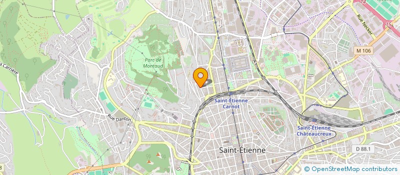 localisation de l'entreprise MONSIEUR AYYOUB BENBAHA  SAINT-ETIENNE