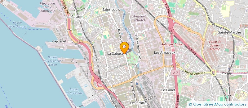 localisation de l'entreprise MONSIEUR AYYOUB BENSAHAILA à MARSEILLE