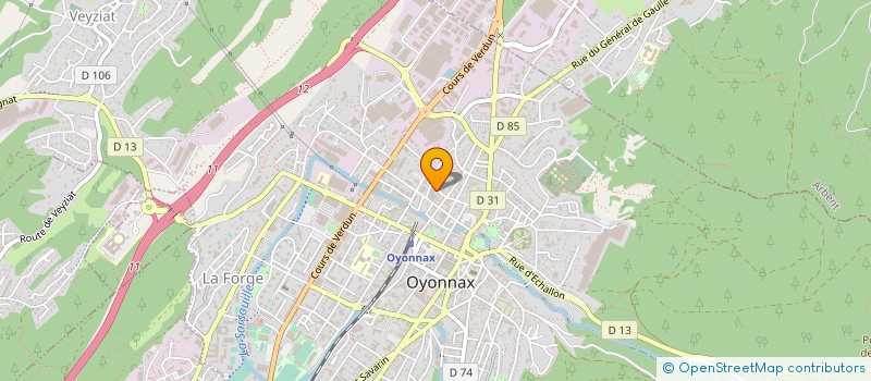 localisation de l'entreprise MONSIEUR AYYOUB HATIM à OYONNAX