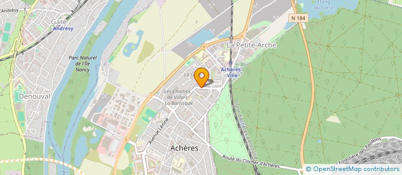 localisation de l'entreprise MONSIEUR AYYOUB KERMICHE  ACHERES