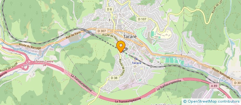 localisation de l'entreprise MONSIEUR AYYOUB OUBAH  TARARE