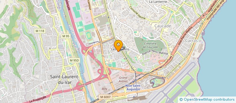 localisation de l'entreprise MONSIEUR AZ-EDDINE EL BERRHOUTI  ANTIBES