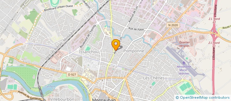 localisation de l'entreprise MONSIEUR AZ-EDDINE LJABRI  MONTAUBAN