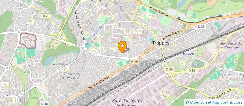 localisation de l'entreprise MONSIEUR AZ-EDDINE OSSOUKINE à TRAPPES