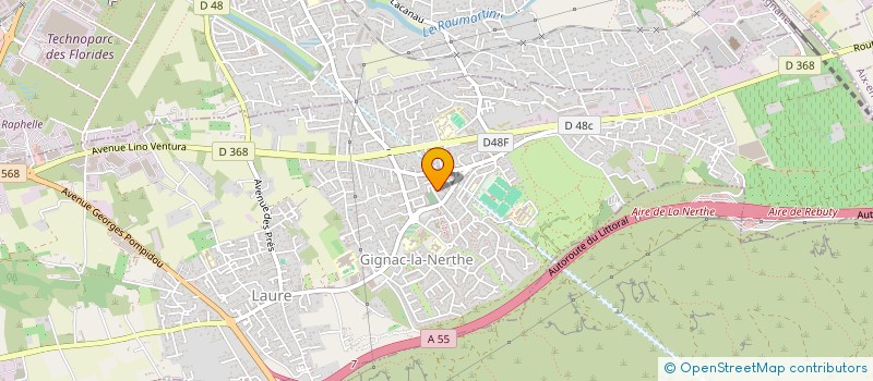 localisation de l'entreprise MONSIEUR AZAD AHARONIAN  GIGNAC-LA-NERTHE