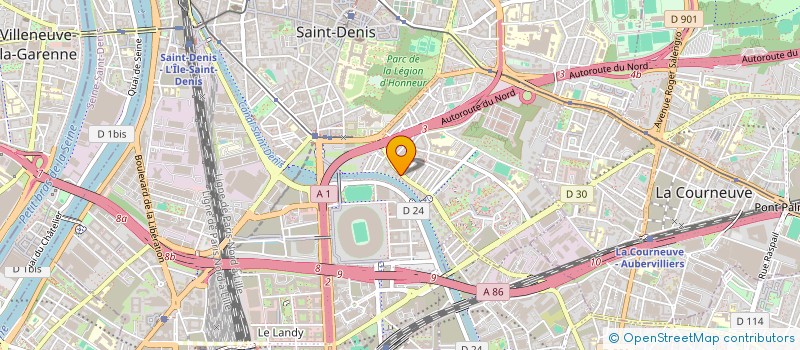 localisation de l'entreprise MONSIEUR AZAD AHMED à SAINT-DENIS