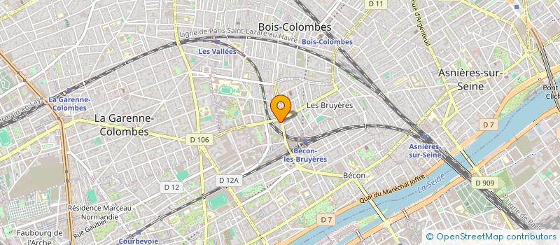 localisation de l'entreprise MONSIEUR AZAD EL SEFY à BOIS-COLOMBES