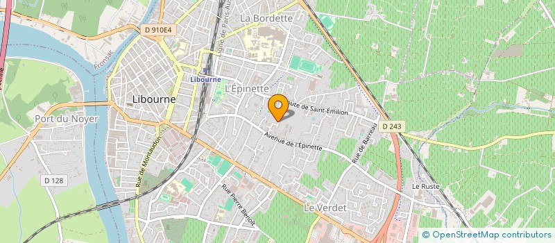 localisation de l'entreprise MONSIEUR AZAD MZE  LIBOURNE