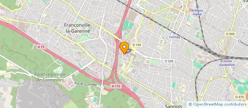 localisation de l'entreprise MONSIEUR AZAD SIRIO LUSBARONIAN à SANNOIS