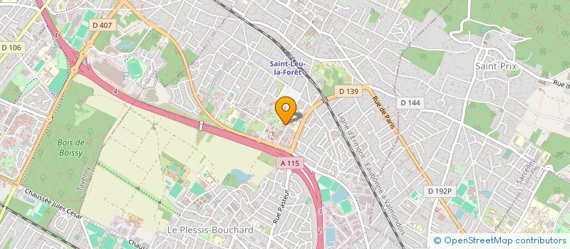 localisation de l'entreprise MONSIEUR AZAD YILMAZ  SAINT-LEU-LA-FORET