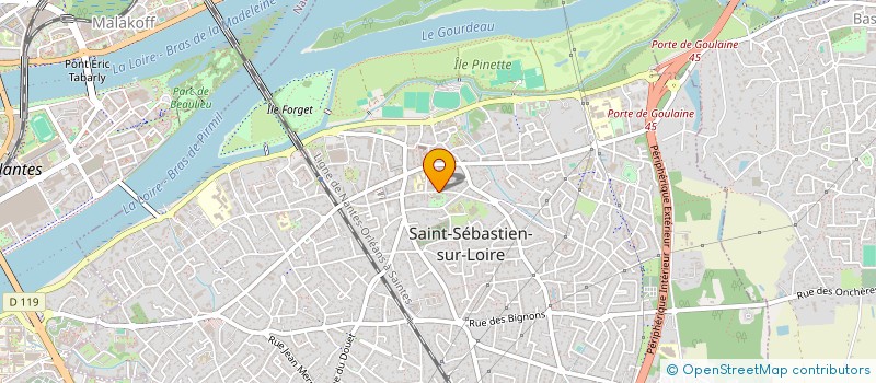 localisation de l'entreprise MONSIEUR AZAD ZADRAN  SAINT-SEBASTIEN-SUR-LOIRE