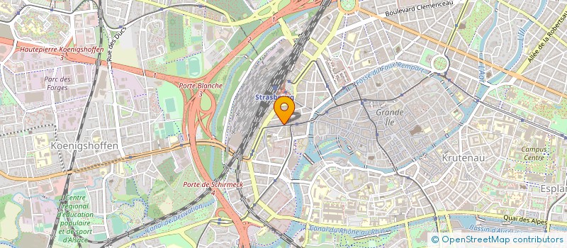 localisation de l'entreprise MONSIEUR AZADALY PIARALY  STRASBOURG