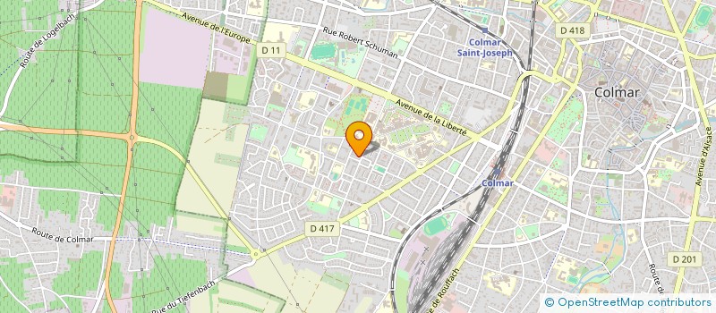 localisation de l'entreprise MONSIEUR AZADIN IBRAHIM YAHYA  COLMAR