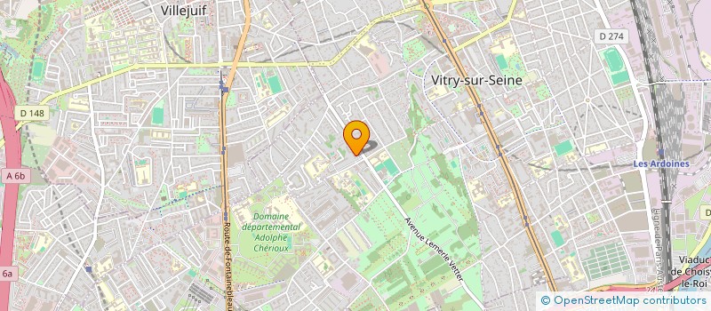 localisation de l'entreprise MONSIEUR AZADINE GHARBI  VITRY-SUR-SEINE