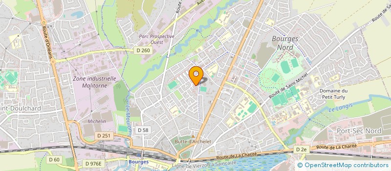 localisation de l'entreprise MONSIEUR AZAIEZ SASSI  BOURGES