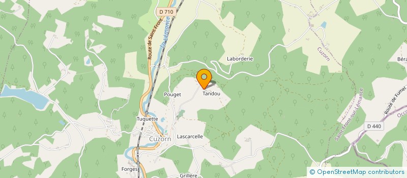 localisation de l'entreprise MONSIEUR AZAIS ARAGONES  CUZORN