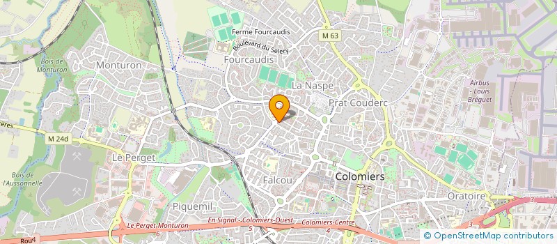 localisation de l'entreprise MONSIEUR AZAMAT KHATSIEV à COLOMIERS