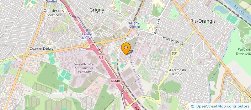 localisation de l'entreprise MONSIEUR AZAN NASIR  GRIGNY