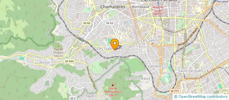 localisation de l'entreprise MONSIEUR AZARIANE BATEAU  CHAMALIERES