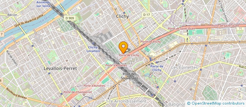 localisation de l'entreprise MONSIEUR AZARY CARENAU à CLICHY