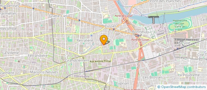 localisation de l'entreprise MONSIEUR AZAT ASLANOV  VILLEURBANNE