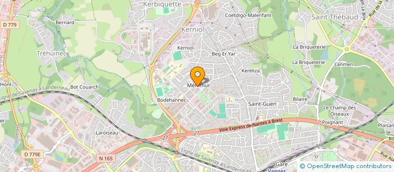 localisation de l'entreprise MONSIEUR AZAT CANPOLAT à VANNES