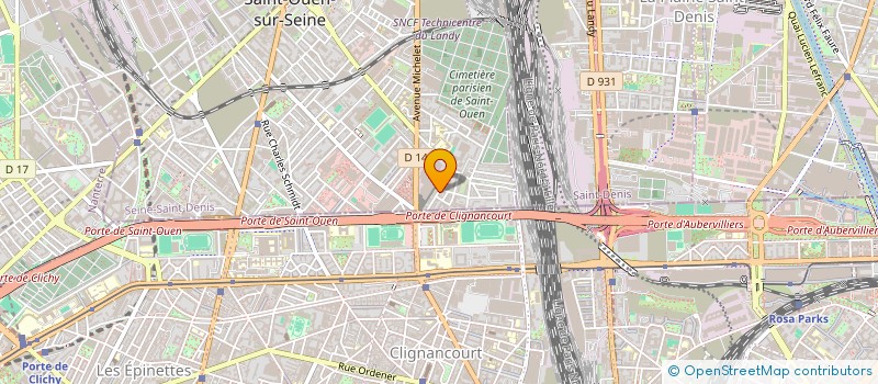 localisation de l'entreprise MONSIEUR AZATBEK ASKANBEK UULU à SAINT-OUEN-SUR-SEINE