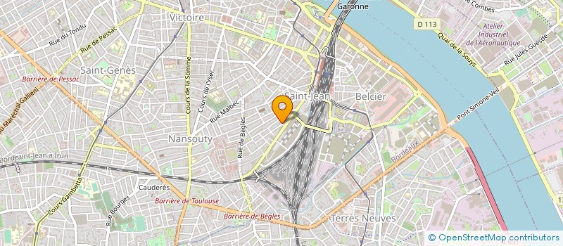 localisation de l'entreprise MONSIEUR AZDI GRAVELEAU à BORDEAUX