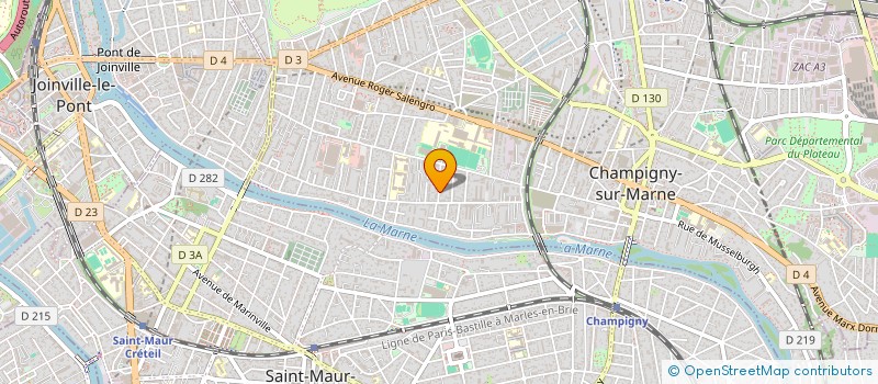 localisation de l'entreprise MONSIEUR AZDINE BENYAHIA à CHAMPIGNY-SUR-MARNE