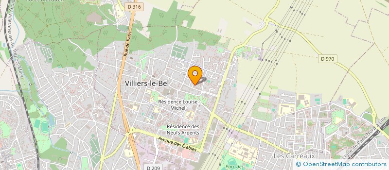 localisation de l'entreprise MONSIEUR AZDINE DJEDIDI  VILLIERS-LE-BEL