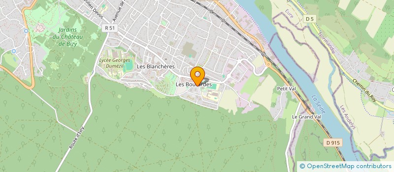 localisation de l'entreprise MONSIEUR AZDINE EL MANSOURI  VERNON