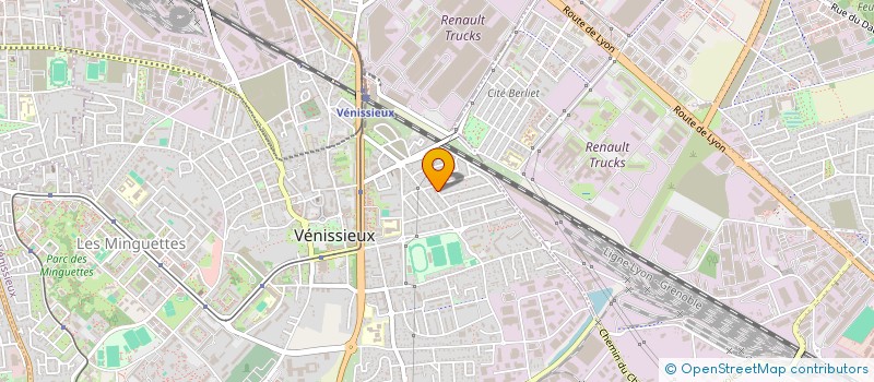 localisation de l'entreprise MONSIEUR AZDINE HARNAFI  VENISSIEUX