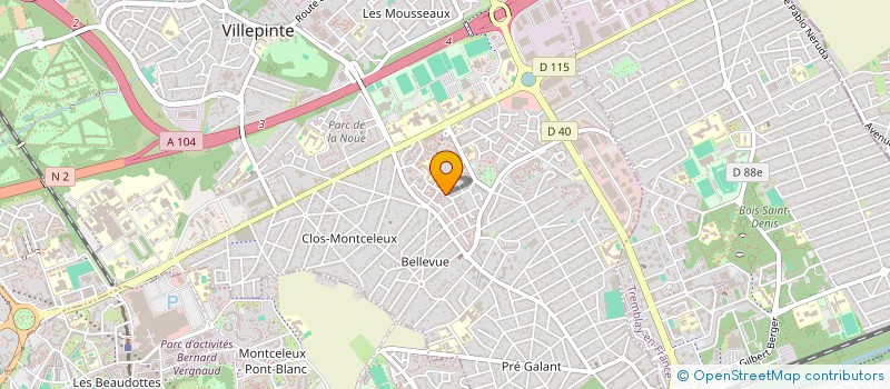 localisation de l'entreprise MONSIEUR AZDINE MEGHZILI à VILLEPINTE