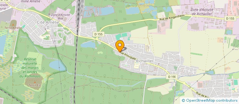 localisation de l'entreprise MONSIEUR AZDINE OUCHENANE  RICHWILLER