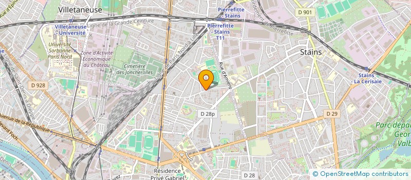 localisation de l'entreprise MONSIEUR AZDINE SADKI à PIERREFITTE-SUR-SEINE