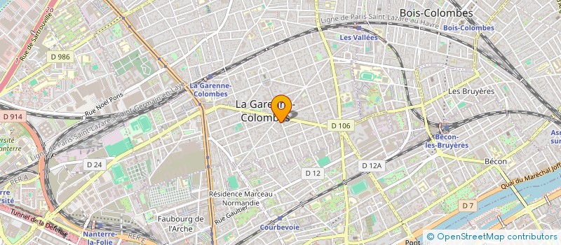 localisation de l'entreprise MONSIEUR AZDINE SAICH à LA GARENNE-COLOMBES